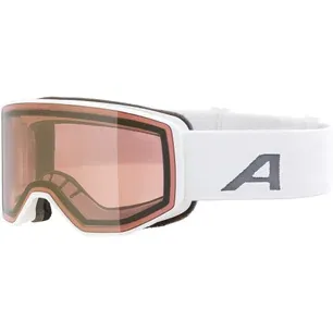 Alpina Venet Q white matt ski goggles