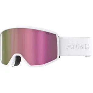 Atomic Four HD white ski goggles