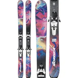 Nordica Unleashed 90 Ski with N Strive 12 GripWalk® Binding ski + binding set