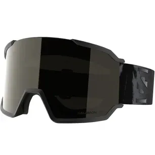 Salomon S/View 3 black tie dye ski goggles
