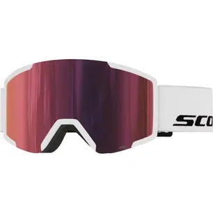Scott Shield white ski goggles
